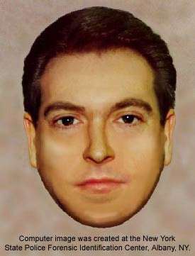 Computer image was created at the New York State Police Forensic Identification Center, Albany, NY.