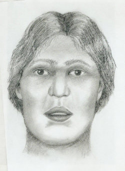 sketch of unidentified person