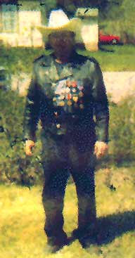 Walter Cagor Fedorwich wearing his trademark cowboy hat and boots.