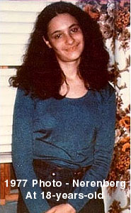1977 photo of Audrey Lyn Nerenberg at age 18