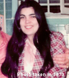 head photo of Valarie Lorraine Cuccia, taken in 1973