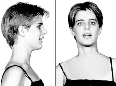 side and front view photos of Judith E. O'Donnell